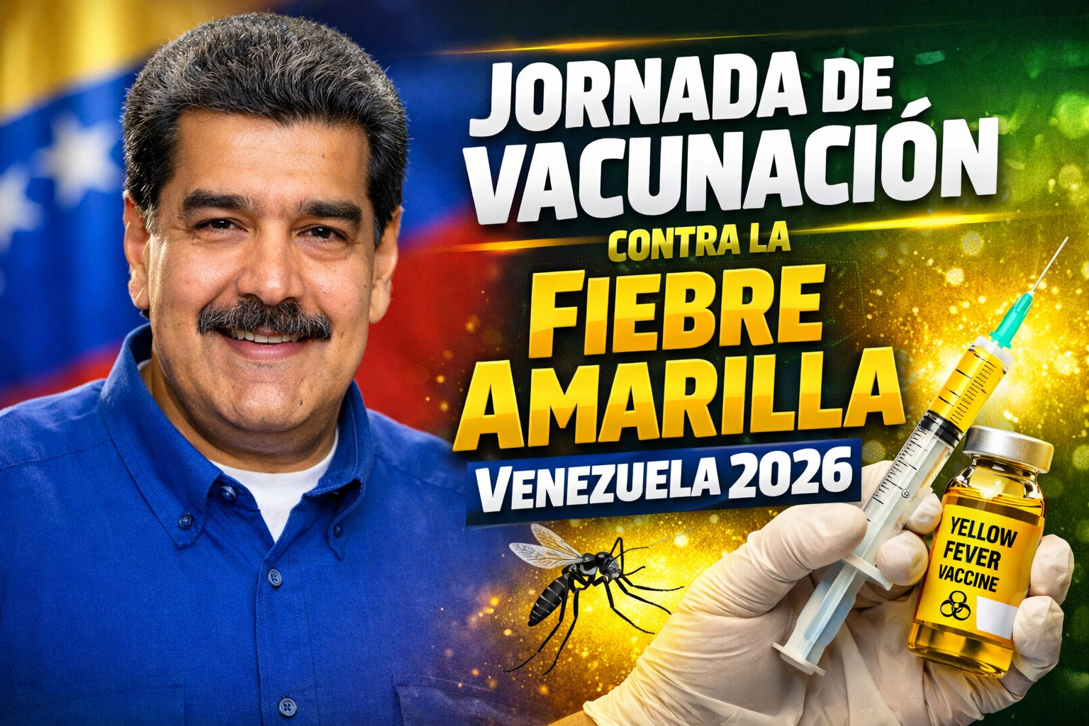 Jornada de Vacunación contra la Fiebre Amarilla Venezuela 2026 Operativo Activo en Aragua y Lara