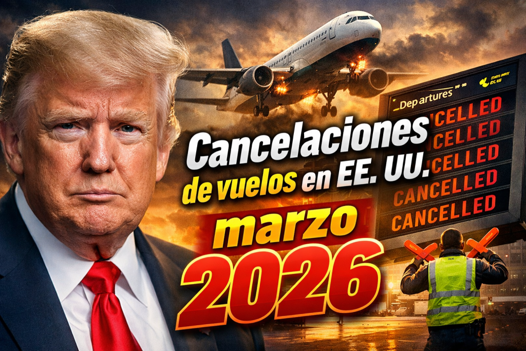 Cancelaciones de vuelos en EE. UU. marzo 2026 tormenta invernal y Spring Break provocan caos en aeropuertos