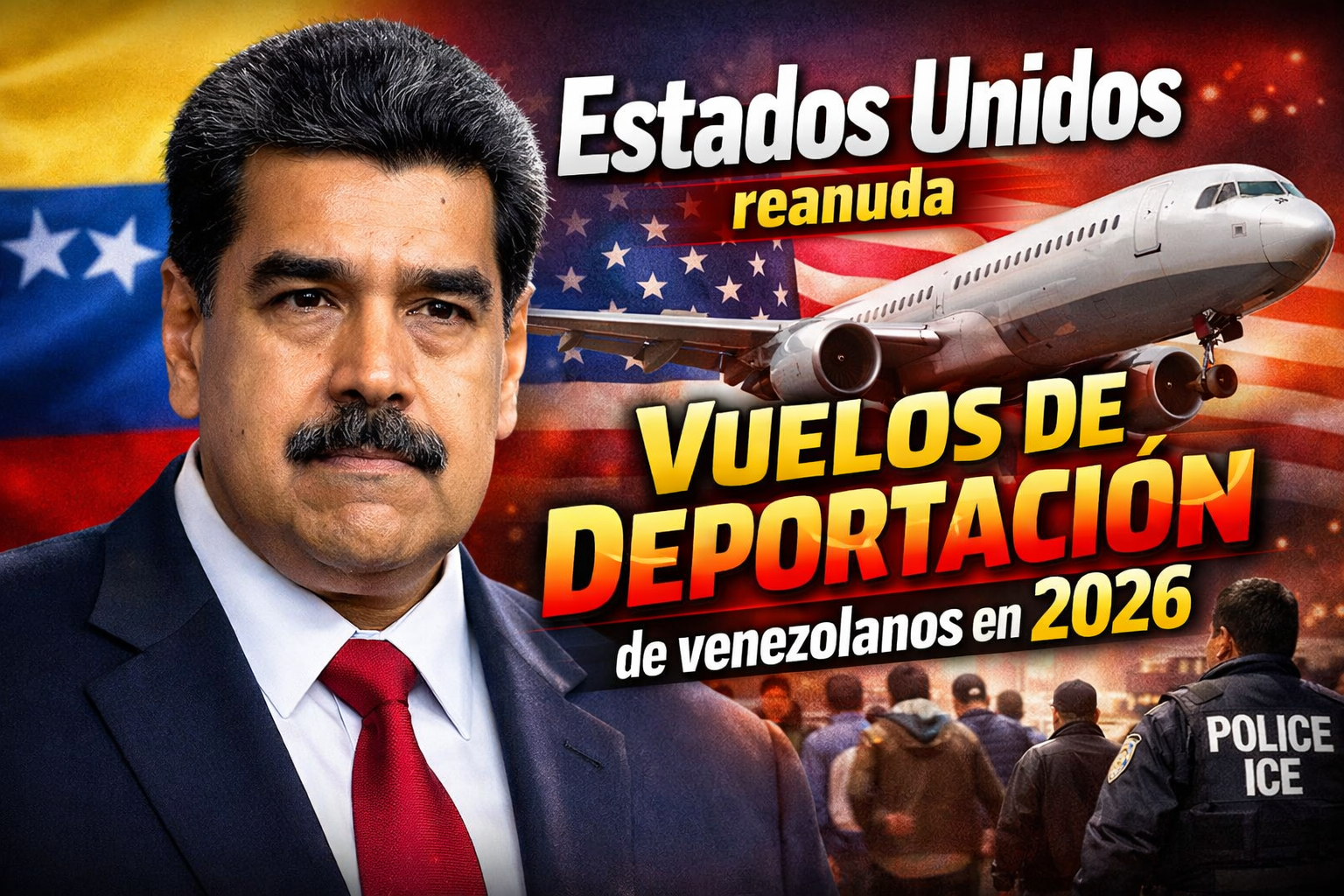 Estados Unidos reanuda vuelos de deportación de venezolanos en 2026 impacto migratorio y reacciones