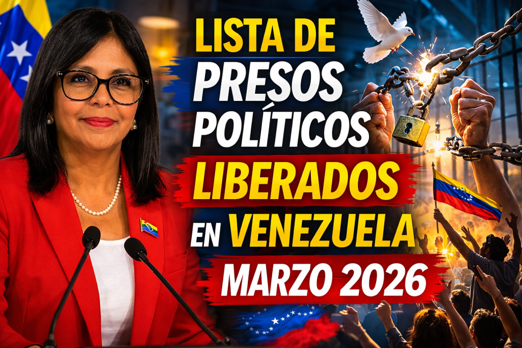 Lista de presos políticos liberados en Venezuela marzo 2026 nombres y cifras actualizadas