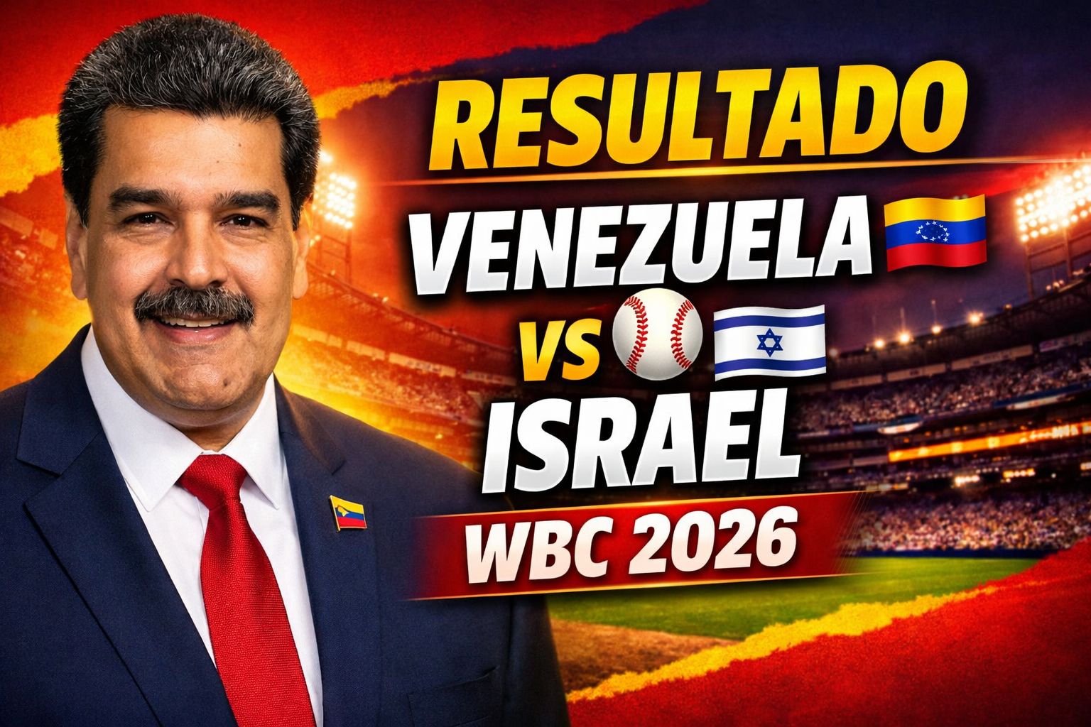 Resultado Venezuela vs Israel WBC 2026 Arráez brilla con 2 HR y 5 impulsadas