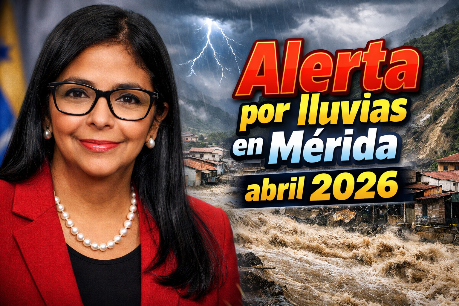 Alerta por lluvias en Mérida abril 2026 inundaciones, evacuaciones y ríos desbordados
