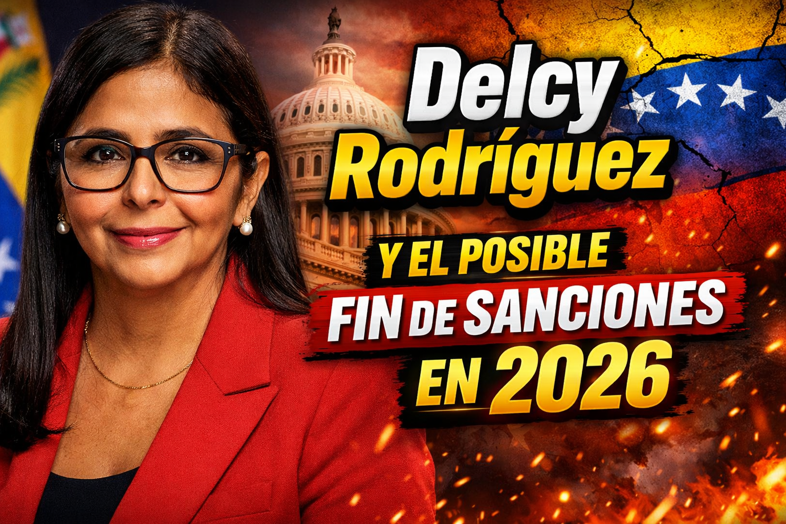 Delcy Rodríguez y el posible fin de sanciones en 2026 claves del debate en el Departamento del Tesoro